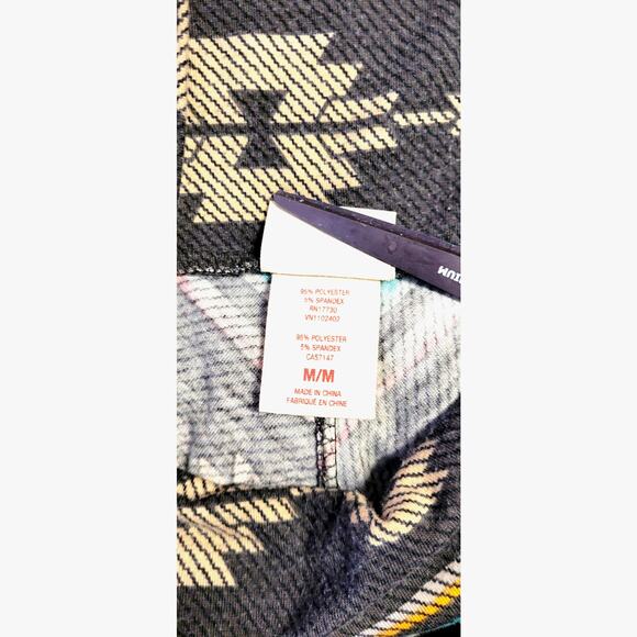 Mossimo Maxi Skirt M Stretch Flare Aztec Southwestern Tribal Country Y2K Western - Picture 9 of 10